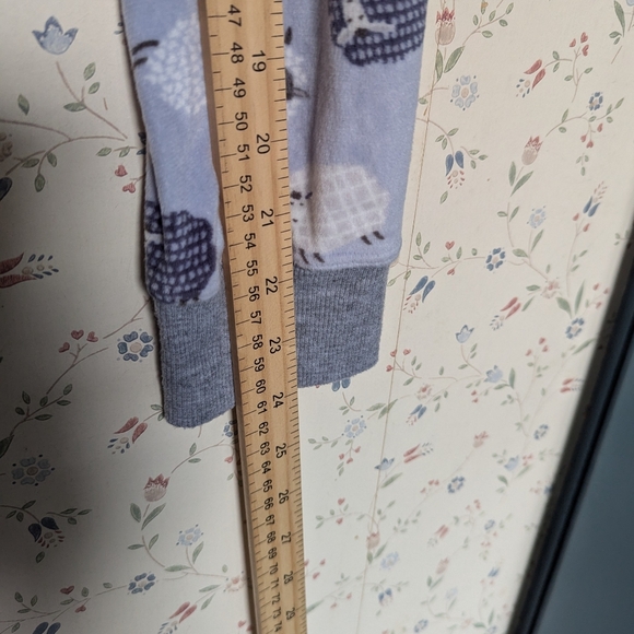 💙 🩶 Cuddl Duds Pajamas Sheep Print Super Soft Sleepover Pajama Party - Picture 8 of 11